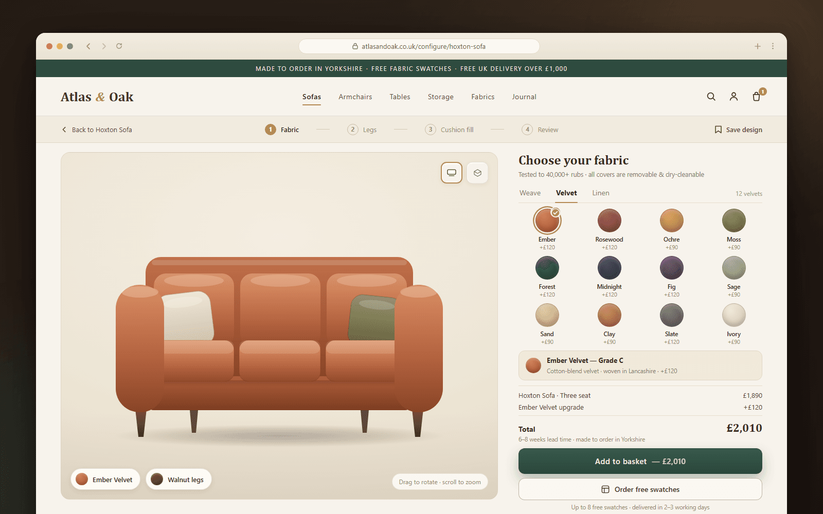 Headless commerce for a heritage furniture brand — gallery image 2