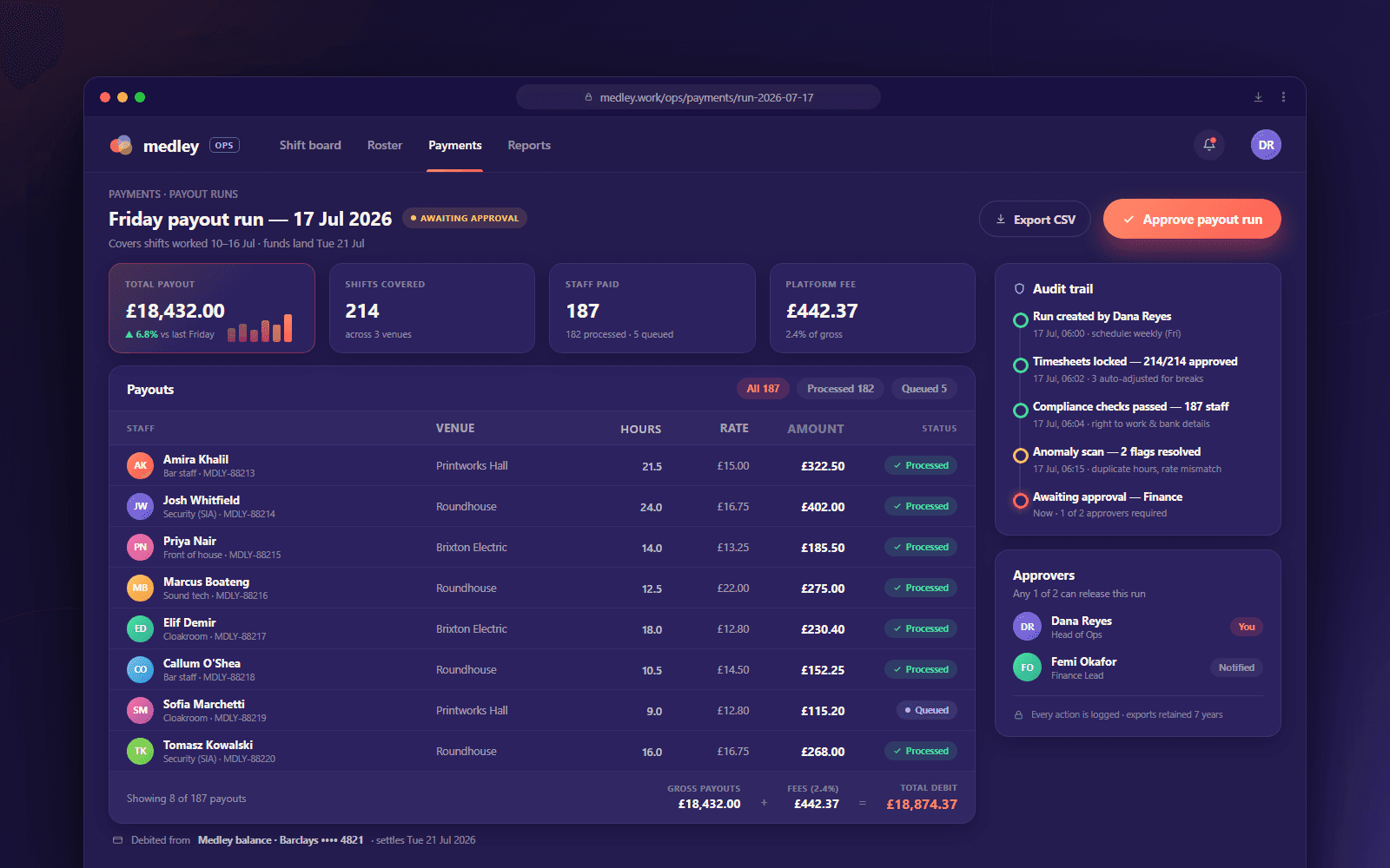 Event staffing marketplace, built for the weekend rush — gallery image 2
